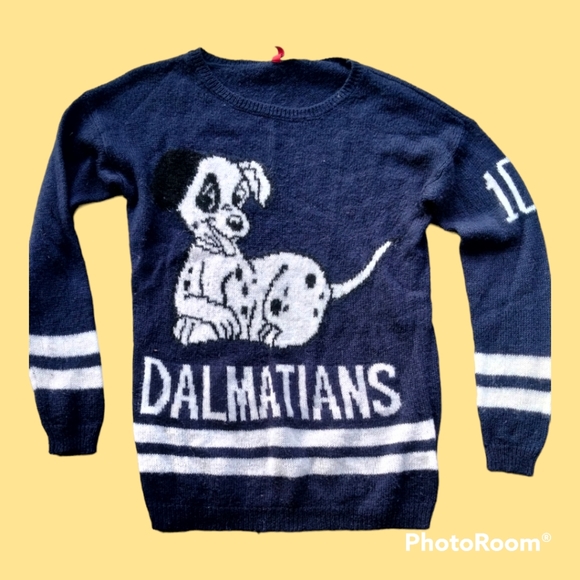 Disney Sweaters Disney Oversized Dalmatians Sweater Poshmark